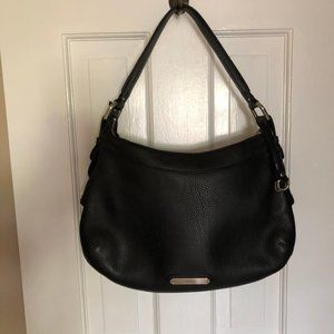 Cole Haan Black pebbled hobo w/dust bag